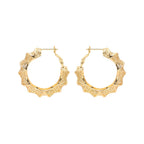 Regal Filigree Hoop Earrings