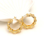 Regal Filigree Hoop Earrings