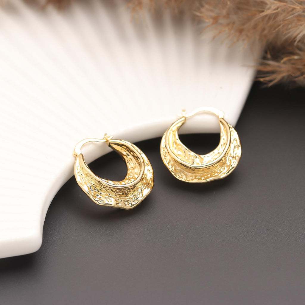Molten Gold Hoops