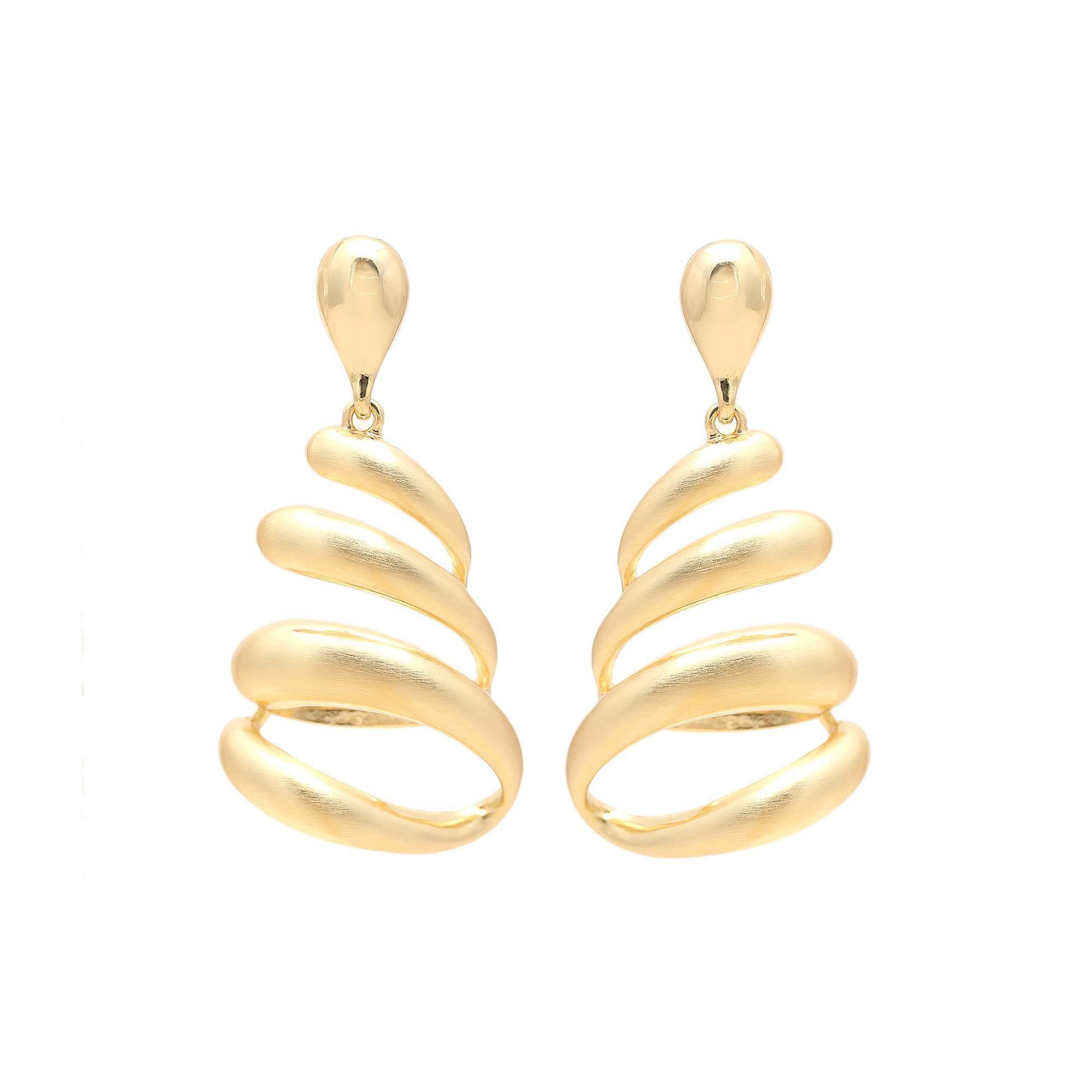 Molten Swirl Earrings