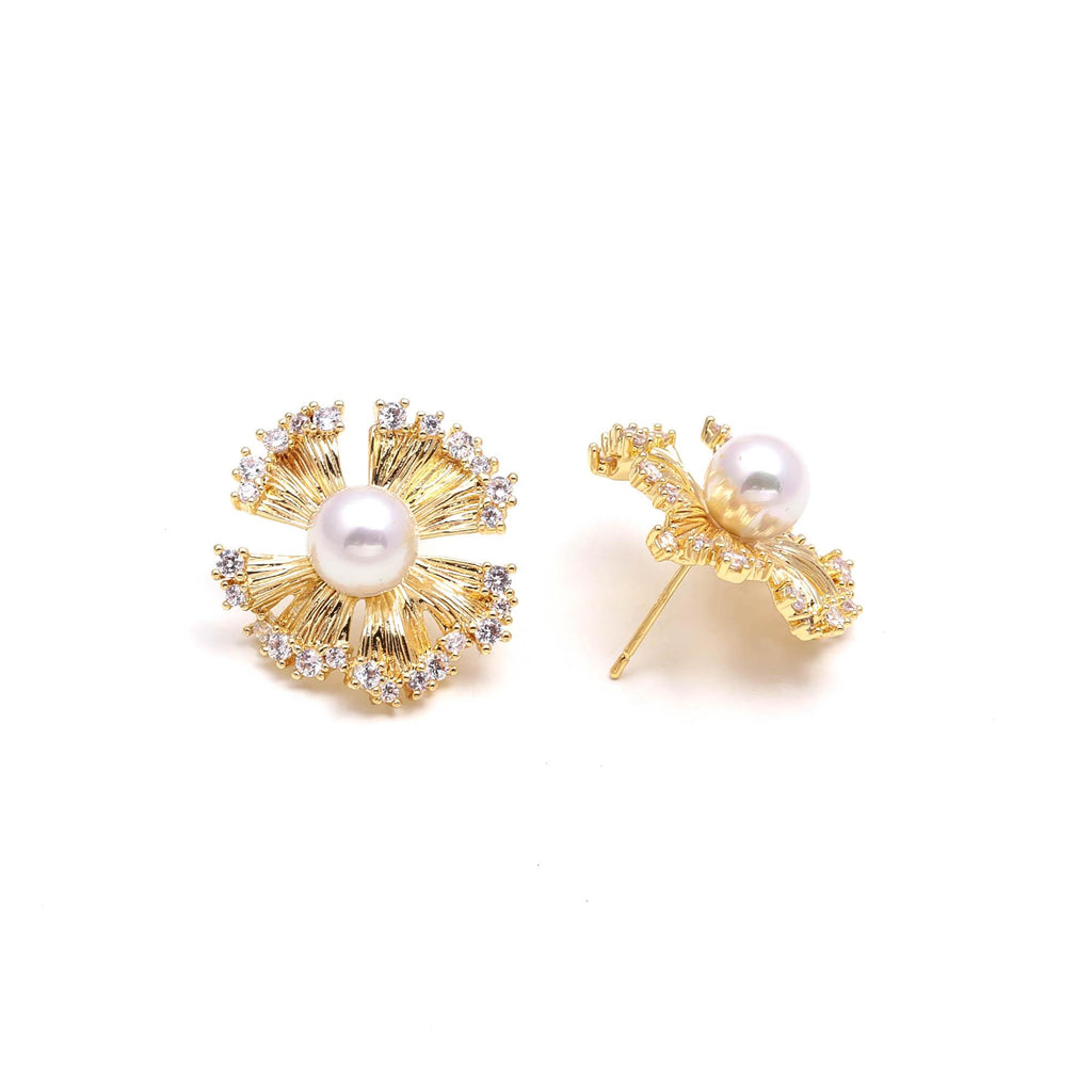 Pearl Radiance Bloom Studs