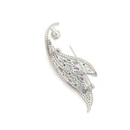 Verdant Plume Brooch