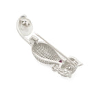 Bella Pearl Cat Brooch
