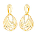 Crystal Drape Drop Earrings