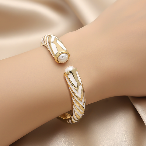 Ivory Wave Cuff