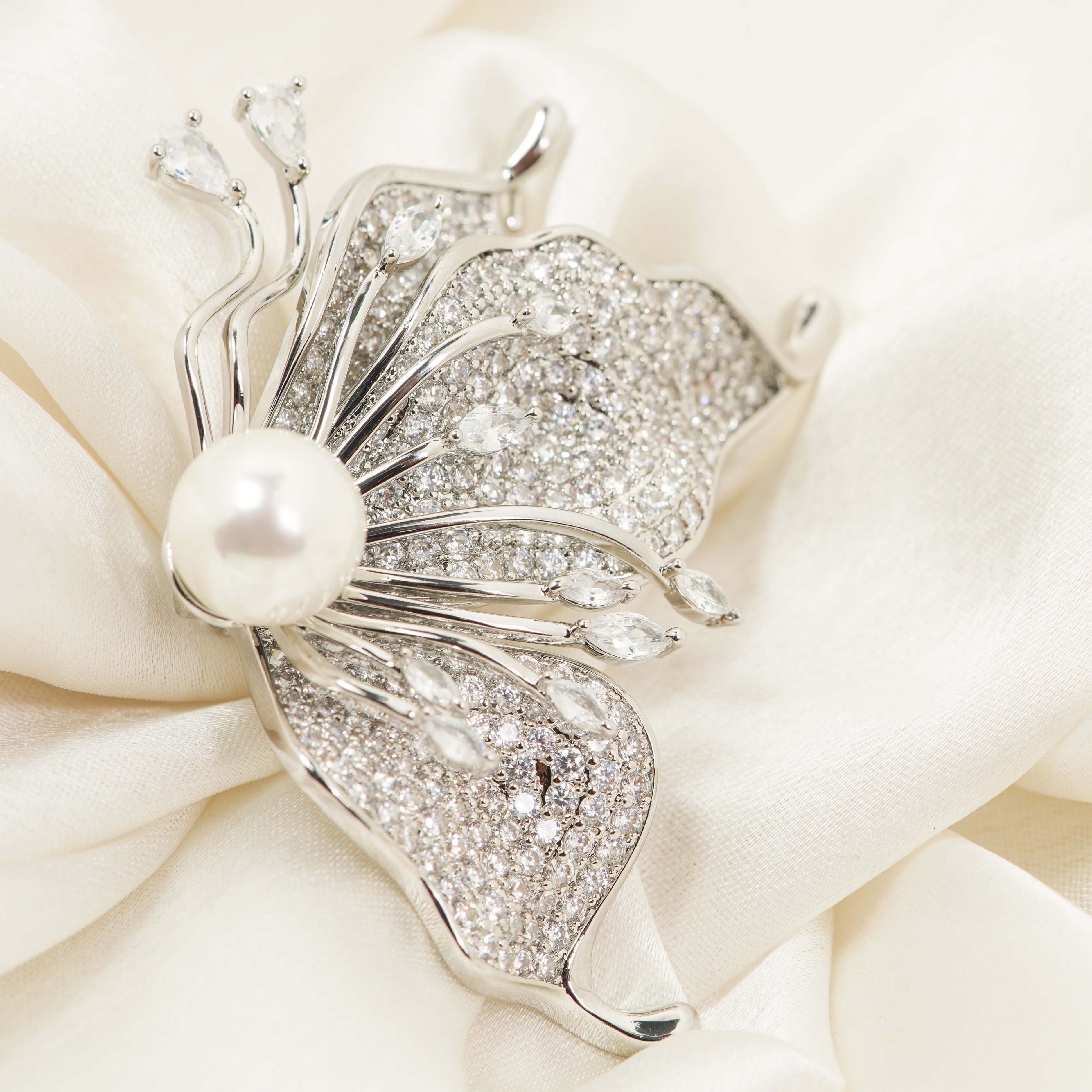 Ivory Blossom Brooch