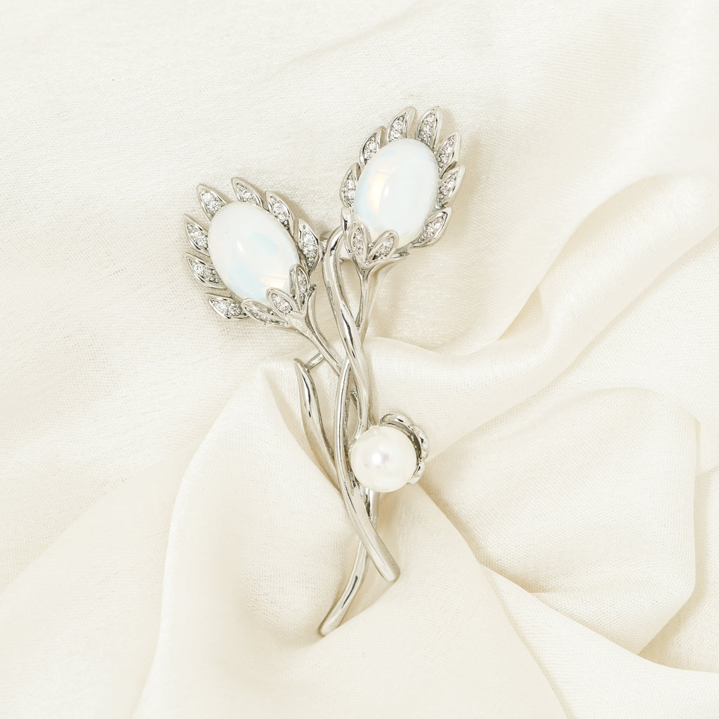 Opaline Bloom Brooch