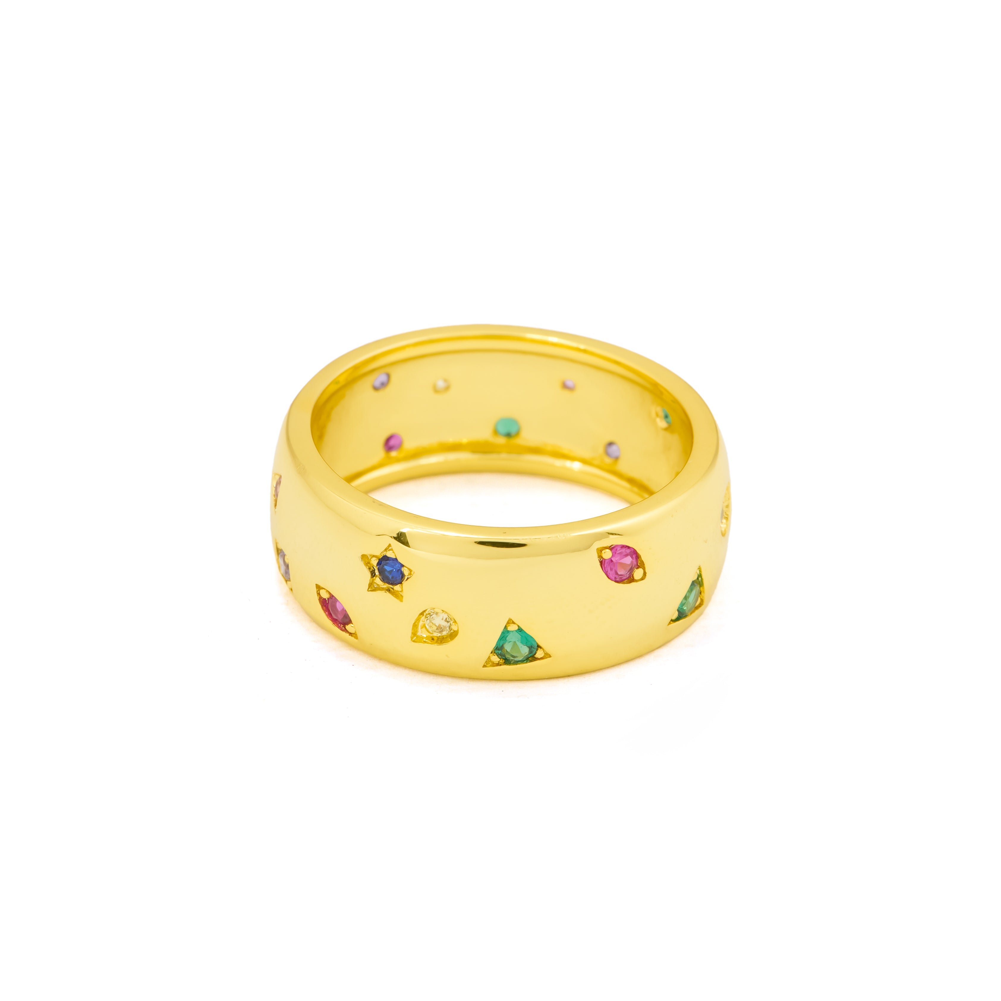 Celestial Gem Band Ring