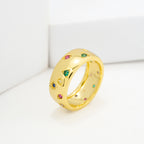 Celestial Gem Band Ring